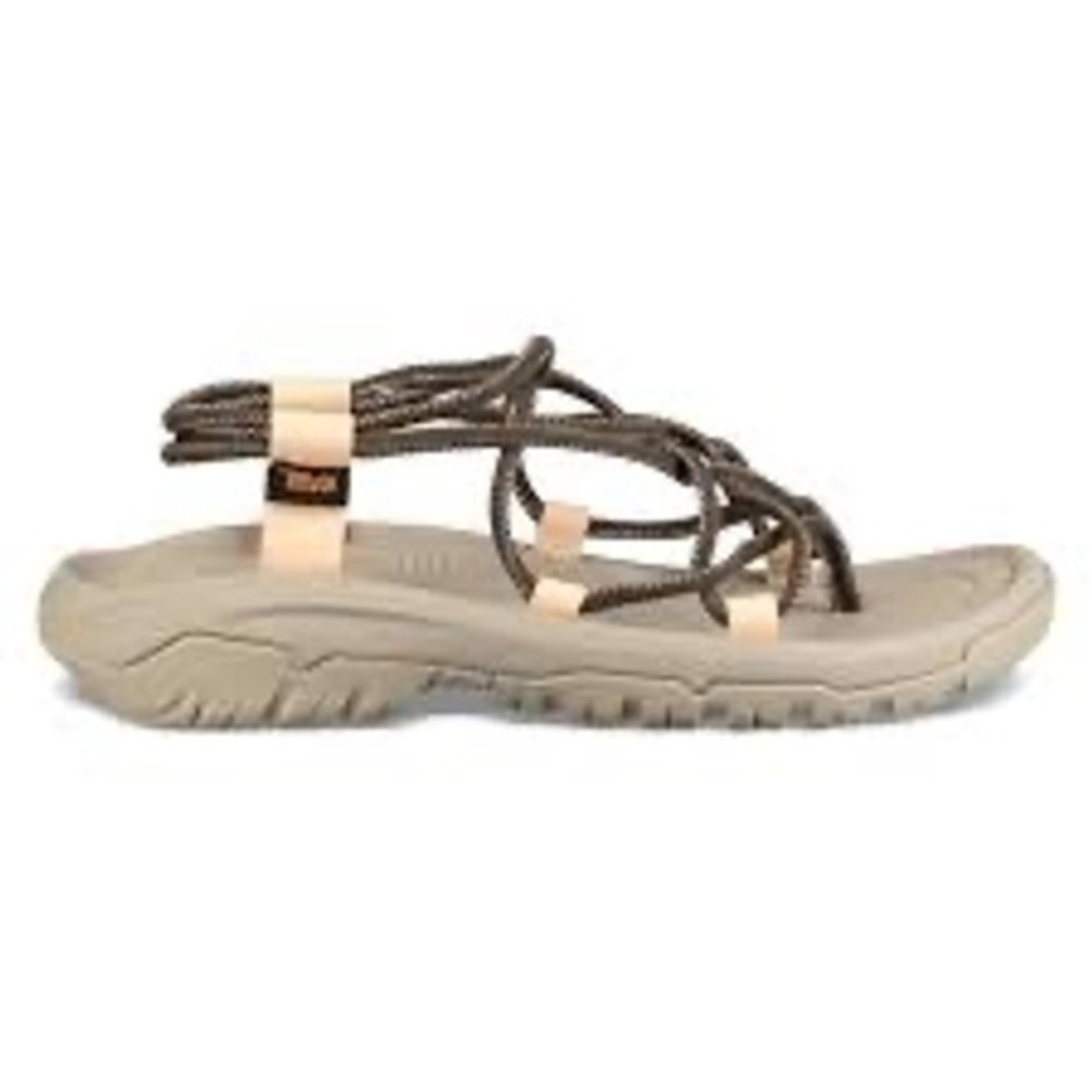 Teva Voya Infinity Sandals Womens 10 Olive Tan Excellent Strappy Lace Up 1091112